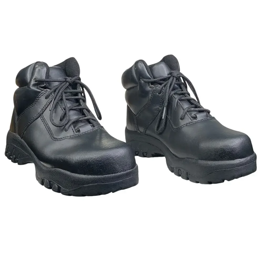 Worx X Red Wing Men’s Copper Black Leather Safety Toe Boot Size US 7.5